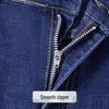 Futing Men's Washed Cotton Straight-Fit Jeans