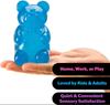 Sans Boîte 8cm Mignon Ours en Gomme Jouet Sensoriel à Presser Avec Remplissage de Type Gelée Rebond Lent Jouet Anti-Stress Pour Soulager l'Anxiété