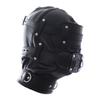 Detachable Eye Mask & Gag Full Head Cover for Men/Women - SM Erotic Toy for Couple's Flirting and Slave Training