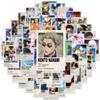 50Pcs/Set Shōnen Manga Series 02 Mixed Magazine Mini Poster Stickers DIY Fashion Mixed Waterproof Doodle Decals Stickers