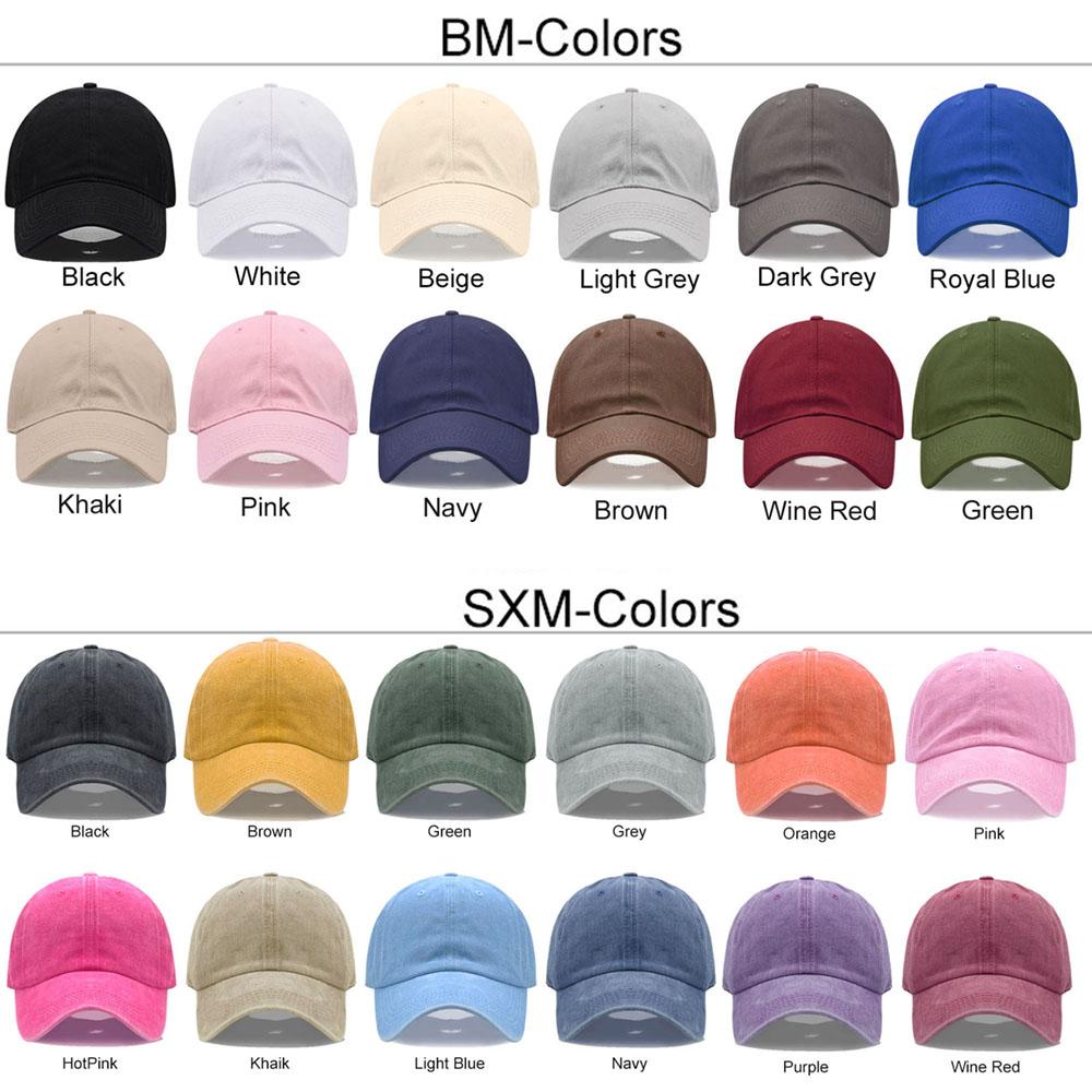 Personalized Custom Baseball Cap Embroidery Bicolor Letter Dad Hat Soft Washed Cotton Fashion Caps Men Women