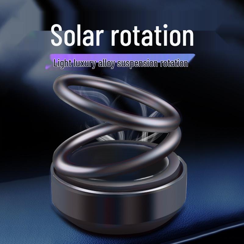 Double Ring Suspension Car Air Freshener & Perfume Holder for Interior Decoration