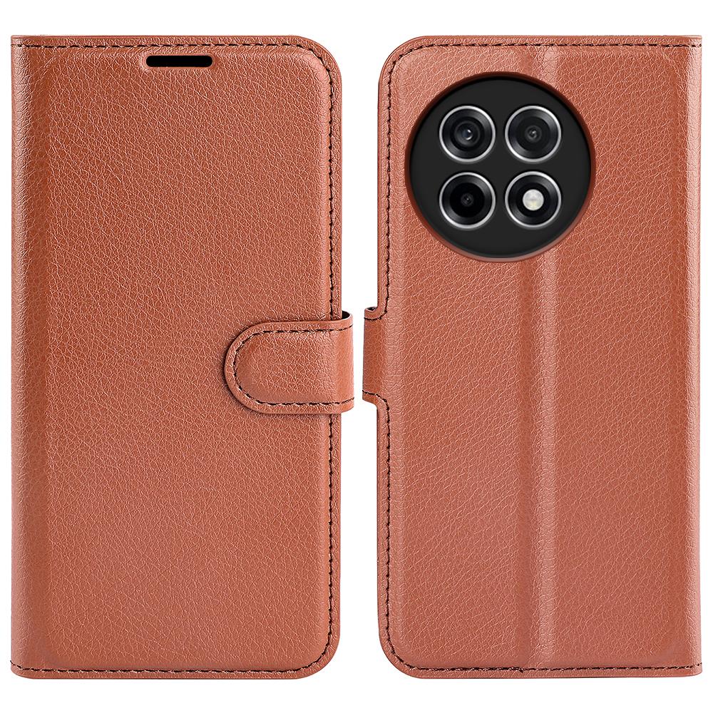 For OnePlus Ace 5 Pro 5G/Ace 5 5G/13R 5G Case Litchi Texture Shockproof Leather Wallet Phone Cover