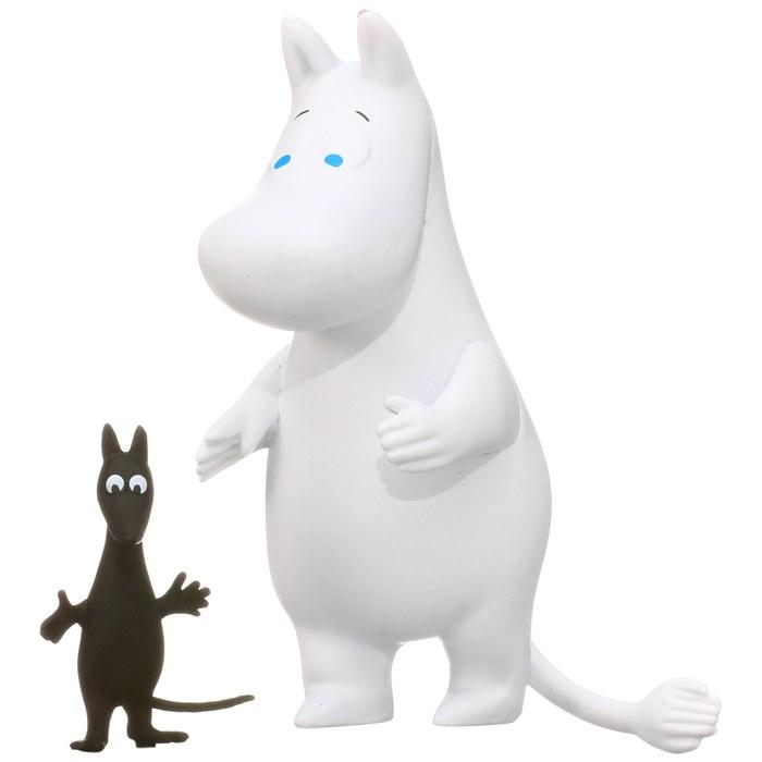 [Medicom Toy] UDF Moomin Series 3 Moomintroll & Snufkin Non-Scale PVC Figure, 86mm & 38mm Tall