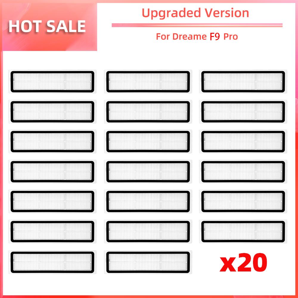 Compatible for Dreame F9 Pro Robot Vacuum Replacement Main Side Brush HEPA Filter Mop Pad Spare Parts Accessories