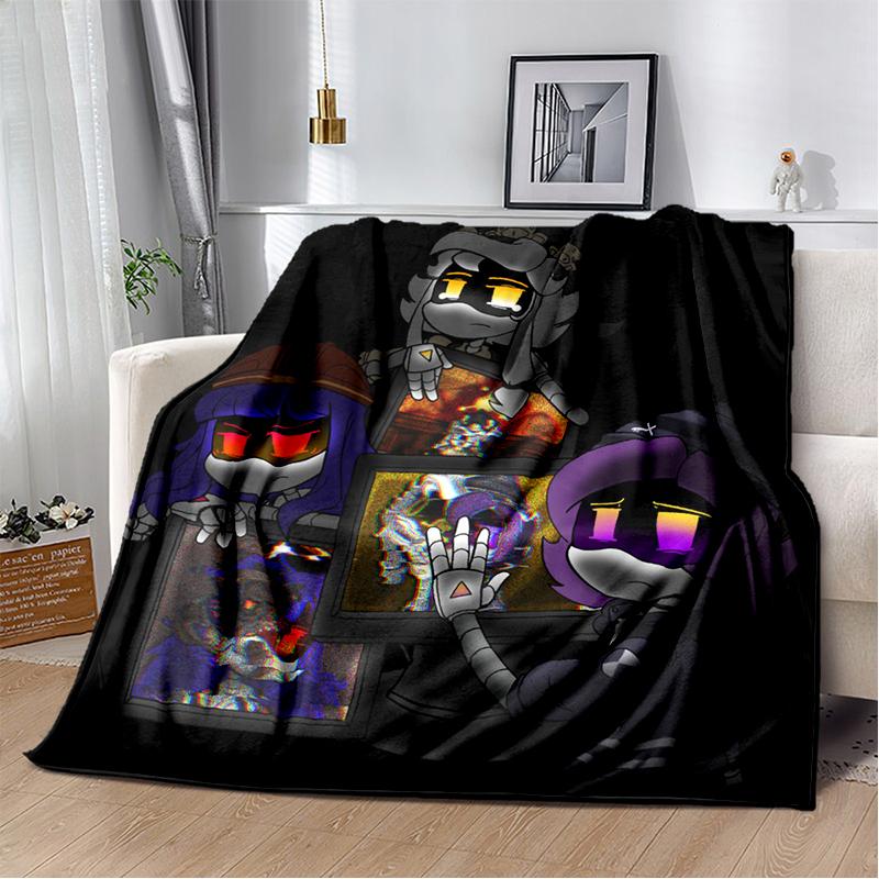 2025 New Style 3D Murder Drones Uzi Cartoon Soft Blankets,Throw Blanket Comfortable Blanket for Picnic Beds Sofa Home Bedroom