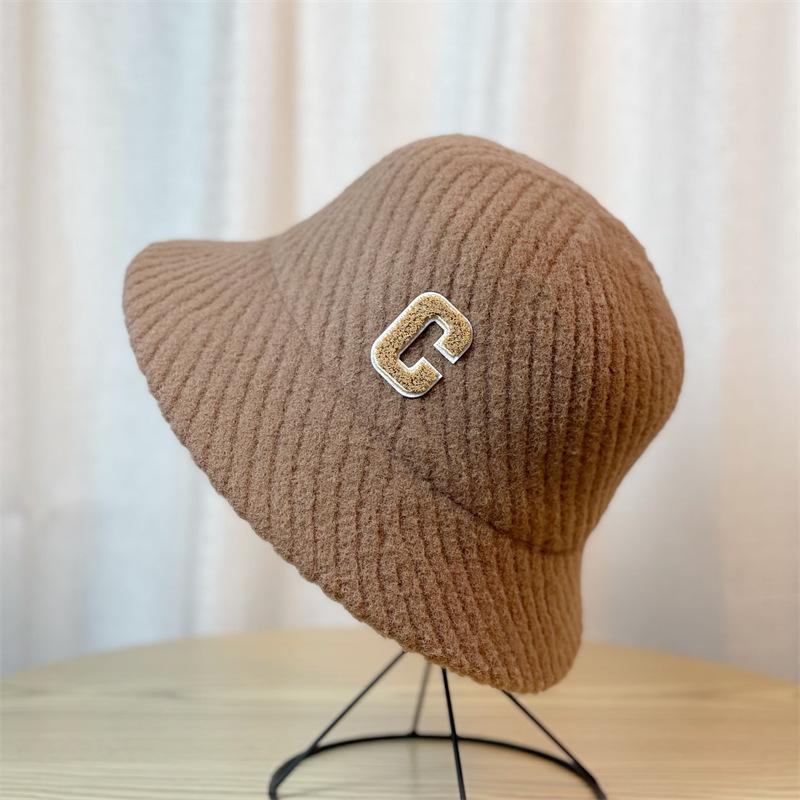 

Универсальная шляпа-рыбак для осени и зимы, женственная и модная шляпа-ведро, складная, теплая и защищающая от ветра зимой Adjustable