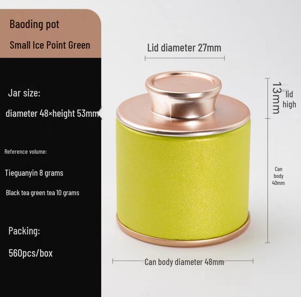 Compact Sealed Tea Canister for Single Brew - Portable and Reusable