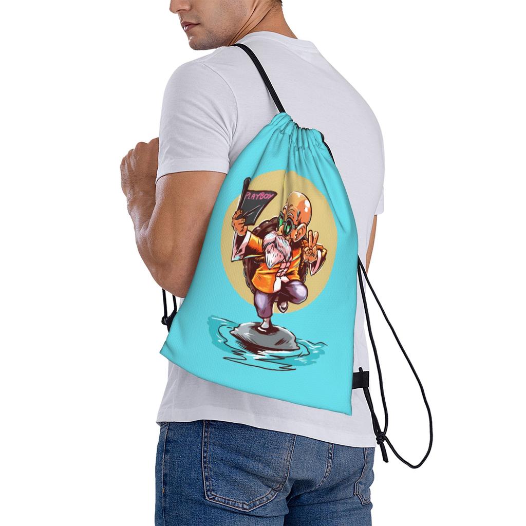 Custom Masters Roshis Drawstring Backpack Women Men Gym Sport Sackpack Foldable Manga Shopping Bag Sack