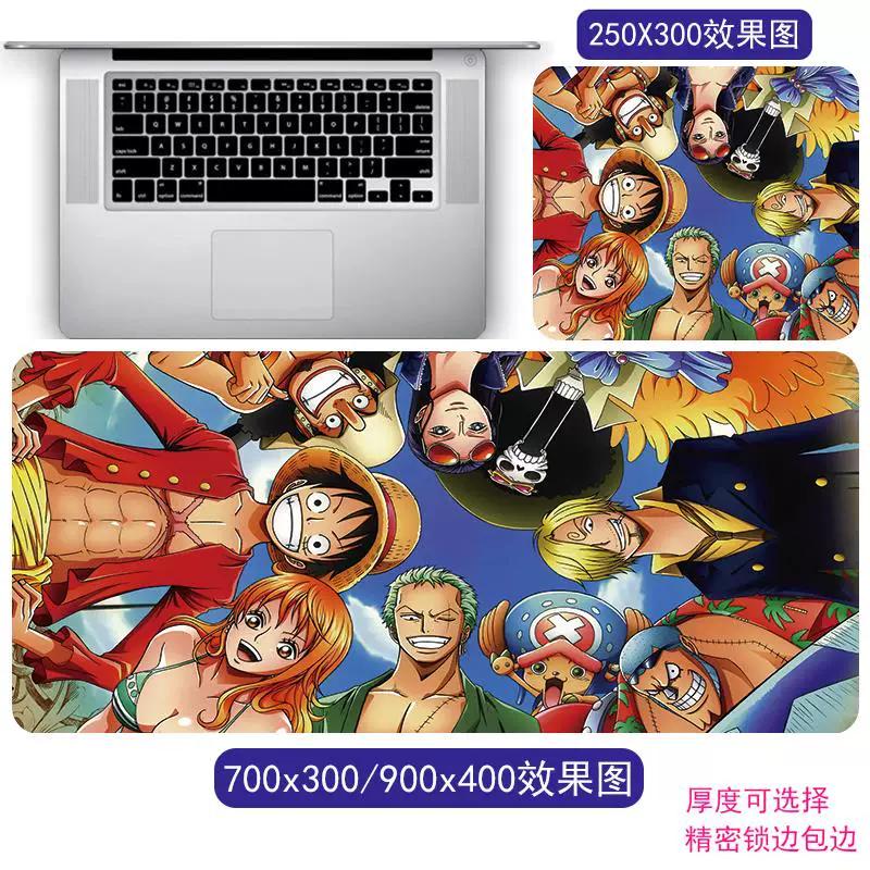 Cartoon Anime ONE PIECE Mouse Pad Oversized One Piece Roronoa Zoro Monkey D. Luffy Animation Game Office Computer Desk Mat Two-dimensional Peripheral