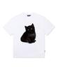 LAUGHER Neko T-Shirt - White (Black)