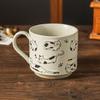 Hand-painted Ceramic Coffee Mug High Temperature Resistant Pottery Drinkware  Home Use