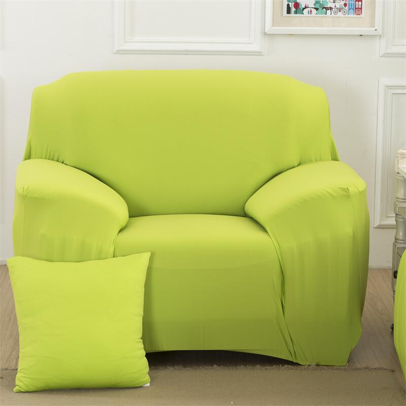 Einfarbige Sofabezüge für Wohnzimmer, Polyester, elastisch, Eckcouch-Schonbezüge, Stuhlschutz, 1/2/3/4-Sitzer