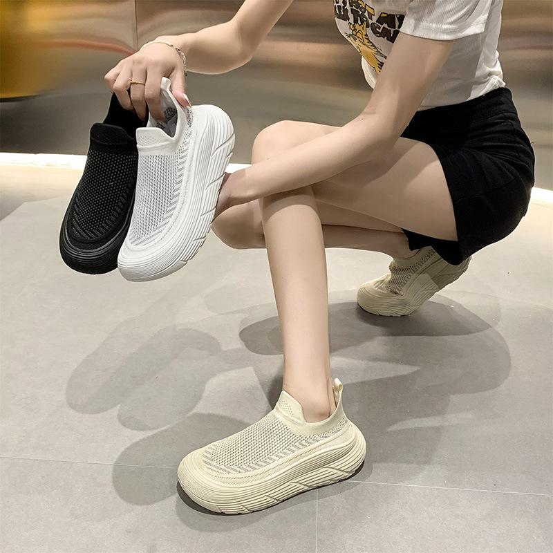 Fashion 2024 New Summer Women's Casual Sports Shoes Mesh Walking Shoes Breathable Running Casual Shoes Trendy