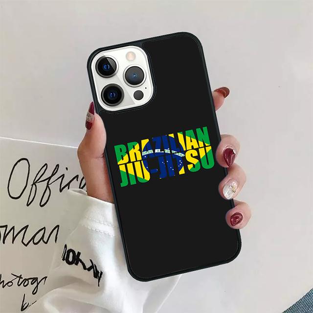 BJJ Brazilian Jiu Jitsu Phone Case Cover For iPhone 17 Air 15 16 14 13 12 Pro Max 11 Pro Max Plus Coque Shell