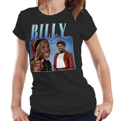 Billy Ocean T-Shirt Wertschätzung Semi-Figurbetont Damen Hommage Throwback Junggesellenabschied