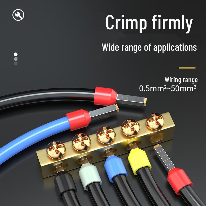 VE Cold Crimp Terminal Kit with Pliers - Quick Wiring Tool for Electricians