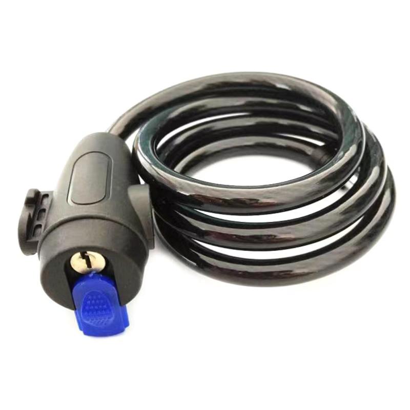 Universal-Motorradschloss, Diebstahlschutzgurt, 2 Schlüssel, für Fahrradsicherheit, Stahlseil, Kabel, tragbares Elektrofahrzeugschloss, Kabelschloss