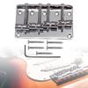 4-String Electric Bass Guitar Bridge String Plate  4-String Bass Bridge 80MM, 5 Screw Holes