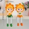 Charming Couple Hanging Dolls , Resin Wall Decor for Living Room, Wine Cabinet , Wedding Decoration , Perfect Gift Idea