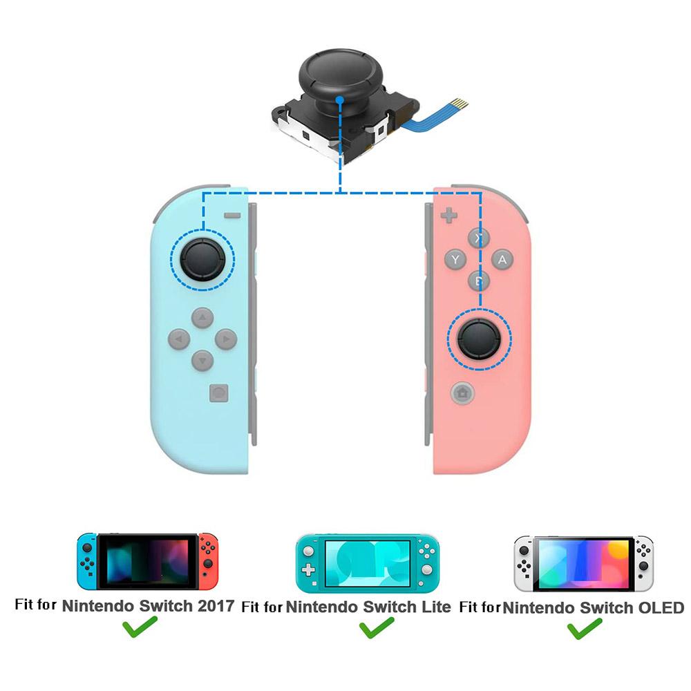 2PCS Joystick Analog Thumb Stick Repair Kit for Nintendo Switch