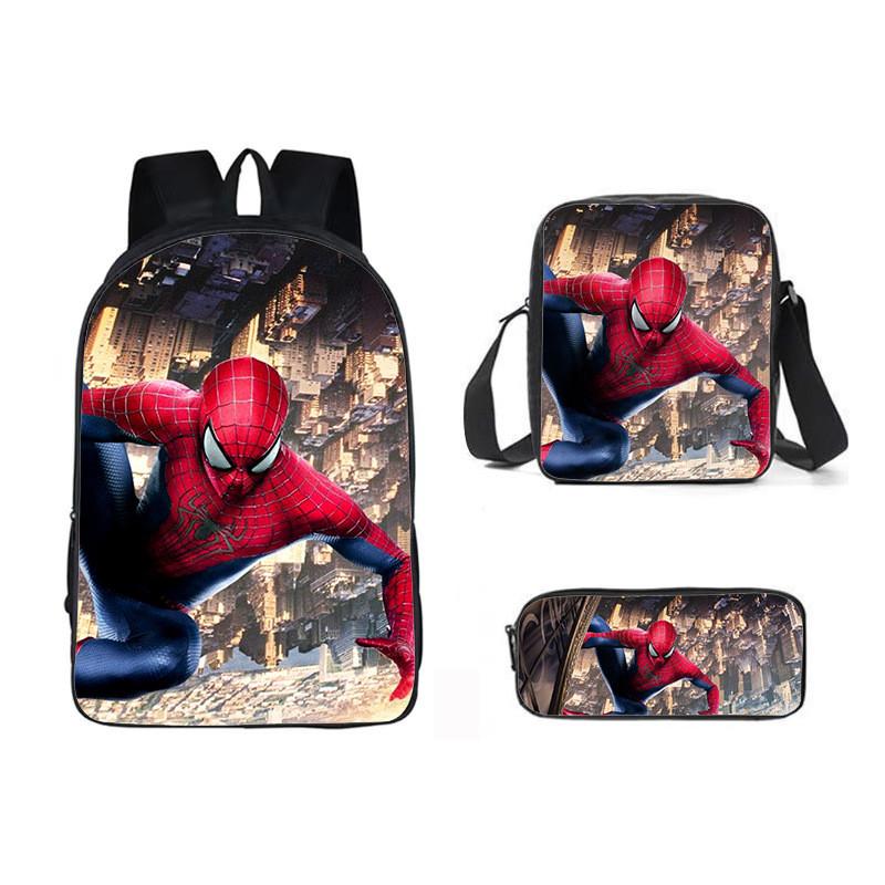 Backpack Piece Three Set Waterresistant Material Kids For