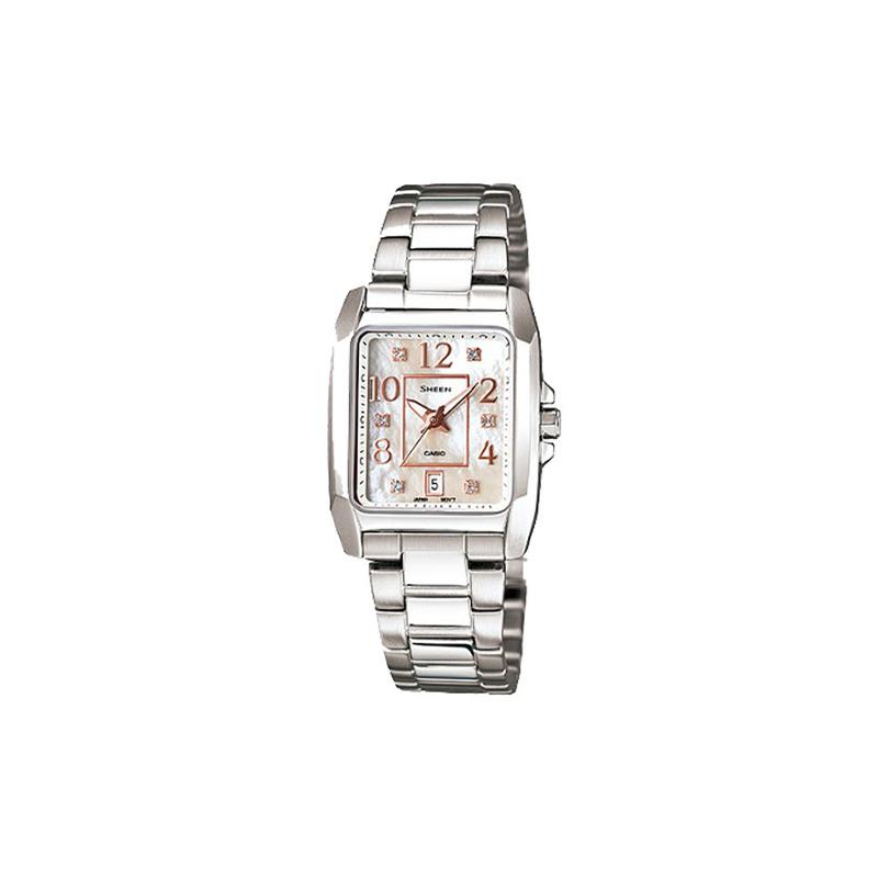 

Casio SHEEN quartz movement women s watch white dial SHE-4023DP-7 белый