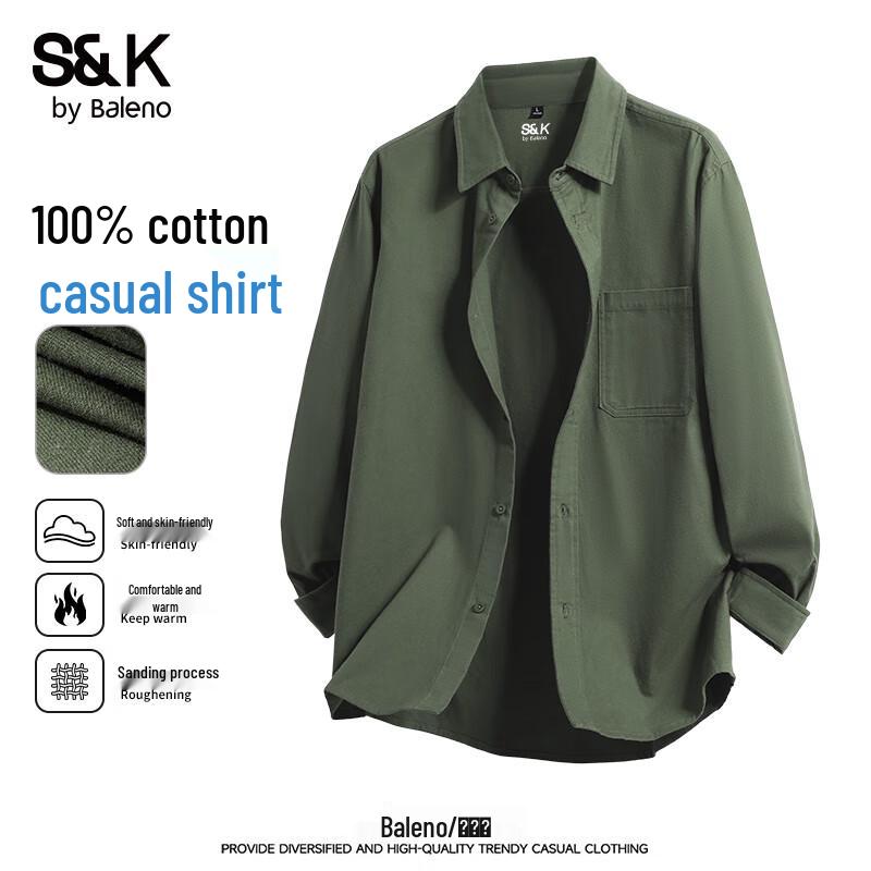 

Baleno S&K Series Men s Flannel Long Sleeve Shirt 3XL