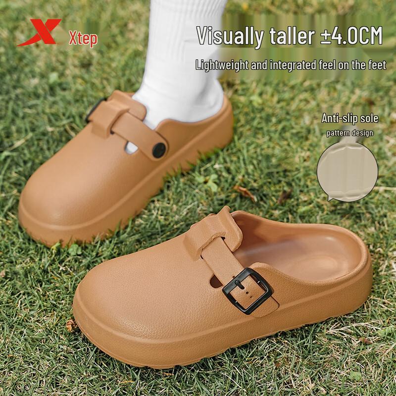 XTEP Women s A015 Sport Closed-Toe Mules Sandals 37-38