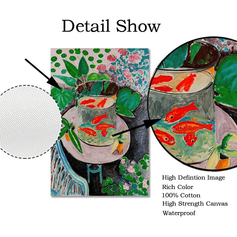 Matisse Retro-Poster und Drucke, abstrakte Landschaft, Wandkunst, Vintage-Leinwandgemälde, Wandbilder für Wohnzimmer, Heimdekoration