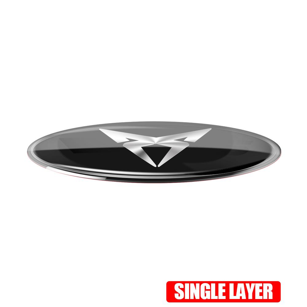 NBNY6 1Pcs Car Door Aluminum Emblem Trunk Logo Stickers For Seat Leon Mk1 Mk2 Ateca Altea Arosa Ibiza 6j Ahambra FR Toledo Accessories