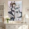Nekopara Chocola Vanilla Cat Maid Anime Tapestry Kawaii Cat Girls Wall Hanging Bedroom Dorm Otaku Decor Gift