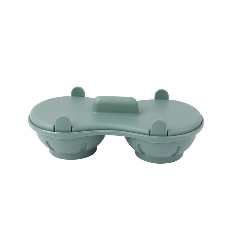 

Multifunctional Microwave Egg Cooker - Steamed, Boiled, Fried Options, High-Temperature Resistant Plastic, Water Ripple Design