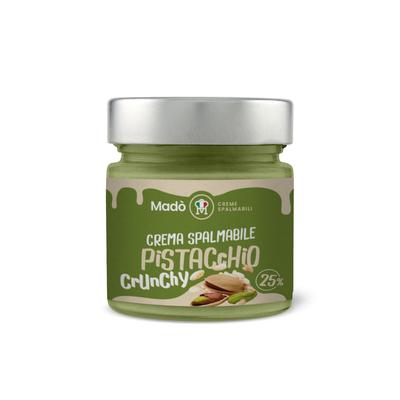 Crunchy Pistachio Cream 25% Mado 200g Italia Italian Cream Paste Pistachio