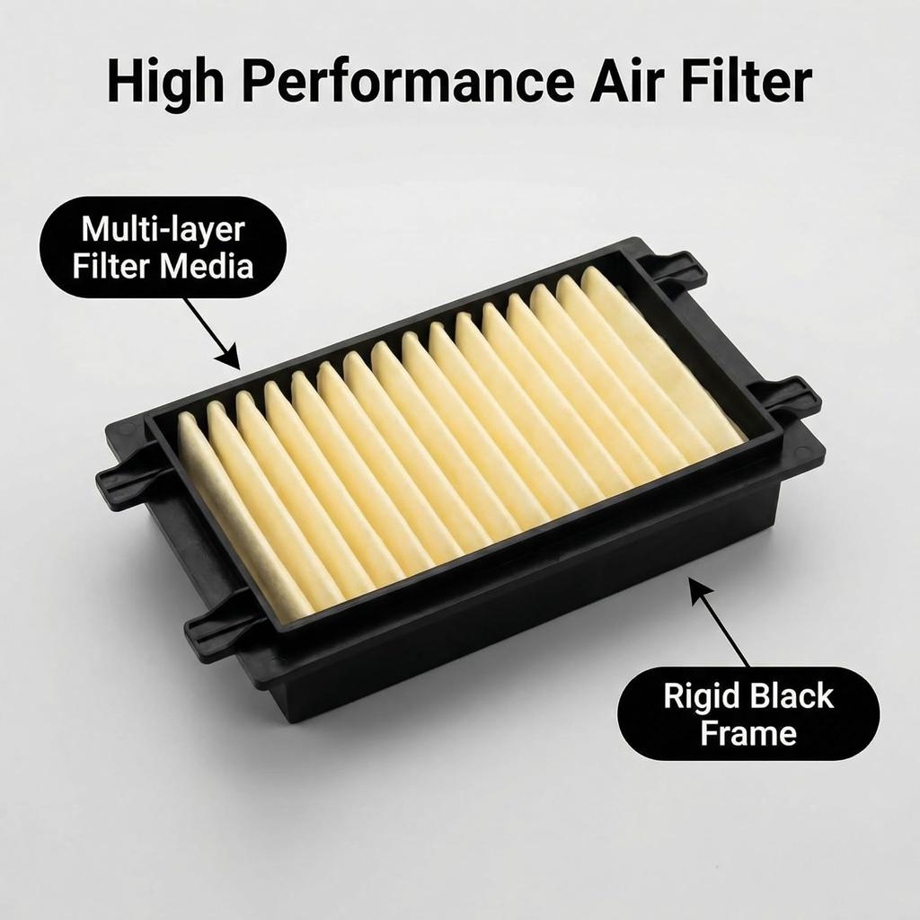 Air Filter 6EY-14451-00-00 RY13100 Compatible with Yamaha EX VX FSH TR-1 Engine