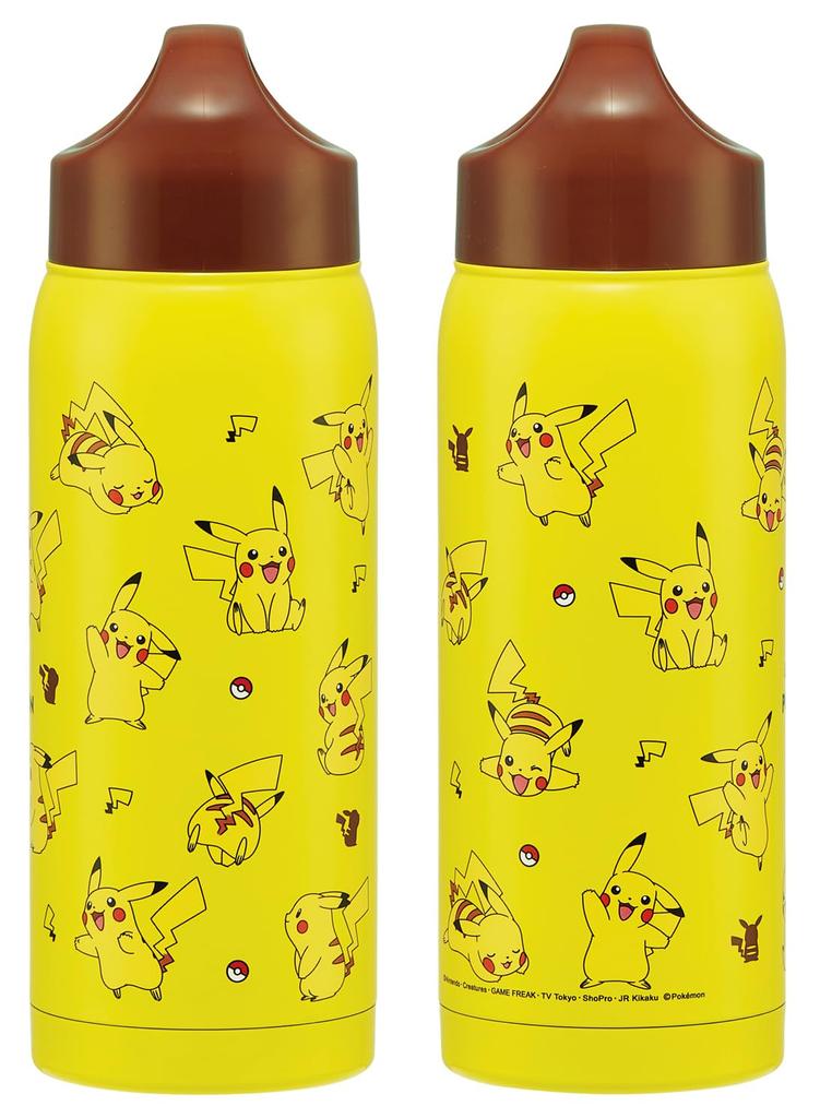 Skater Direct Drinking Stainless Steel Mug Bottle Water Bottle 500ml Pokemon Pikachu Insulated/Cold SMC5-A