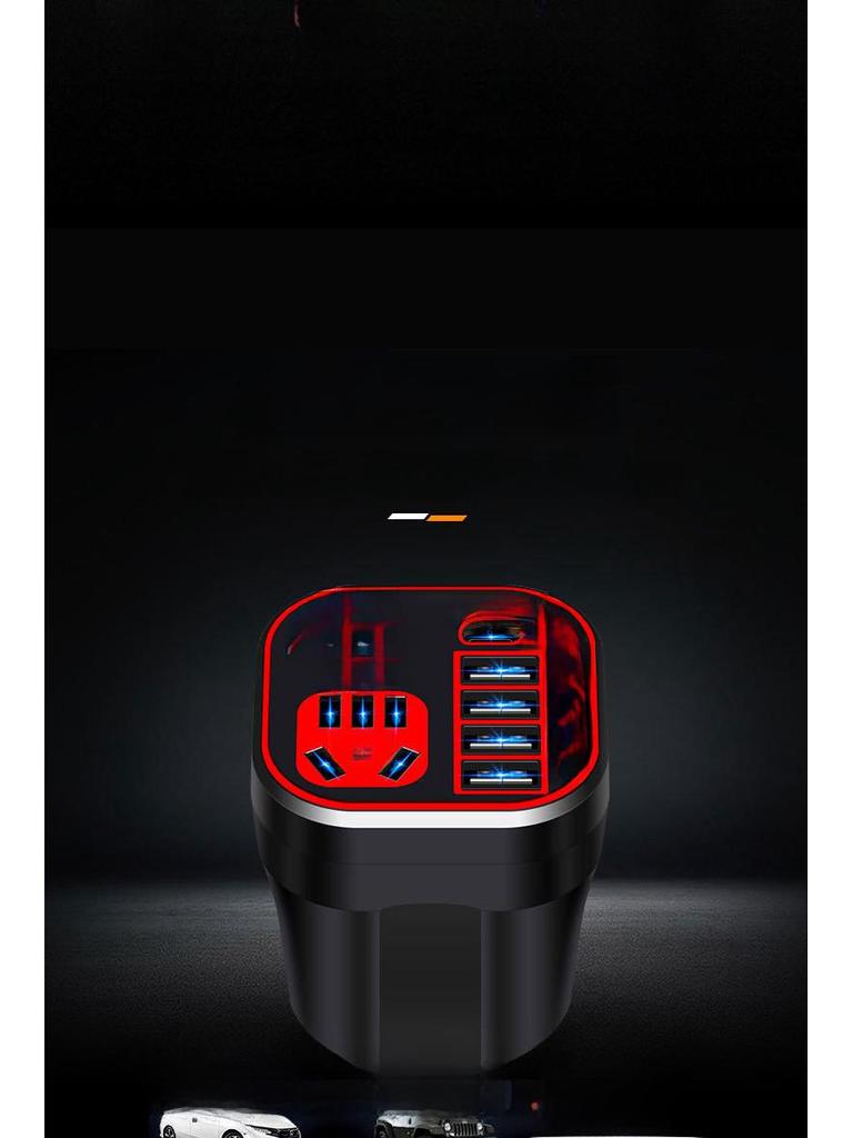 Invertor auto universal 12V/24V la 220V cu încărcare inteligentă