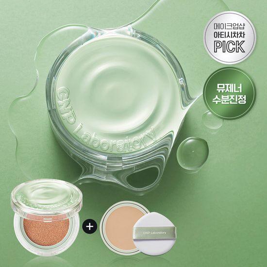 Cha & Park Muzener Ampoule in Dewy Cushion 15g Refill Plan (Main Product + Refill)
