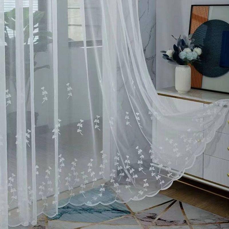 2026 New Style Sheer Gauze Curtains - Versatile, Thin Design for Living Room, Bedroom, Balcony - Self-Adhesive Household Décor