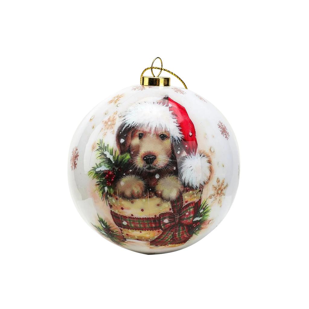 8CM Cm Christmas Ball Ornaments Creative Christmas Tree Decorations Household Outdoor Fun Pvc Inflatable Toy Ball Christmas Gift