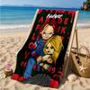 Custom Name Chucky's Bloody Tale Beach Towel Microfiber Beach Towel, Lightweight and Quick-Dry, for Summer Travel, Swimming Pool Gift