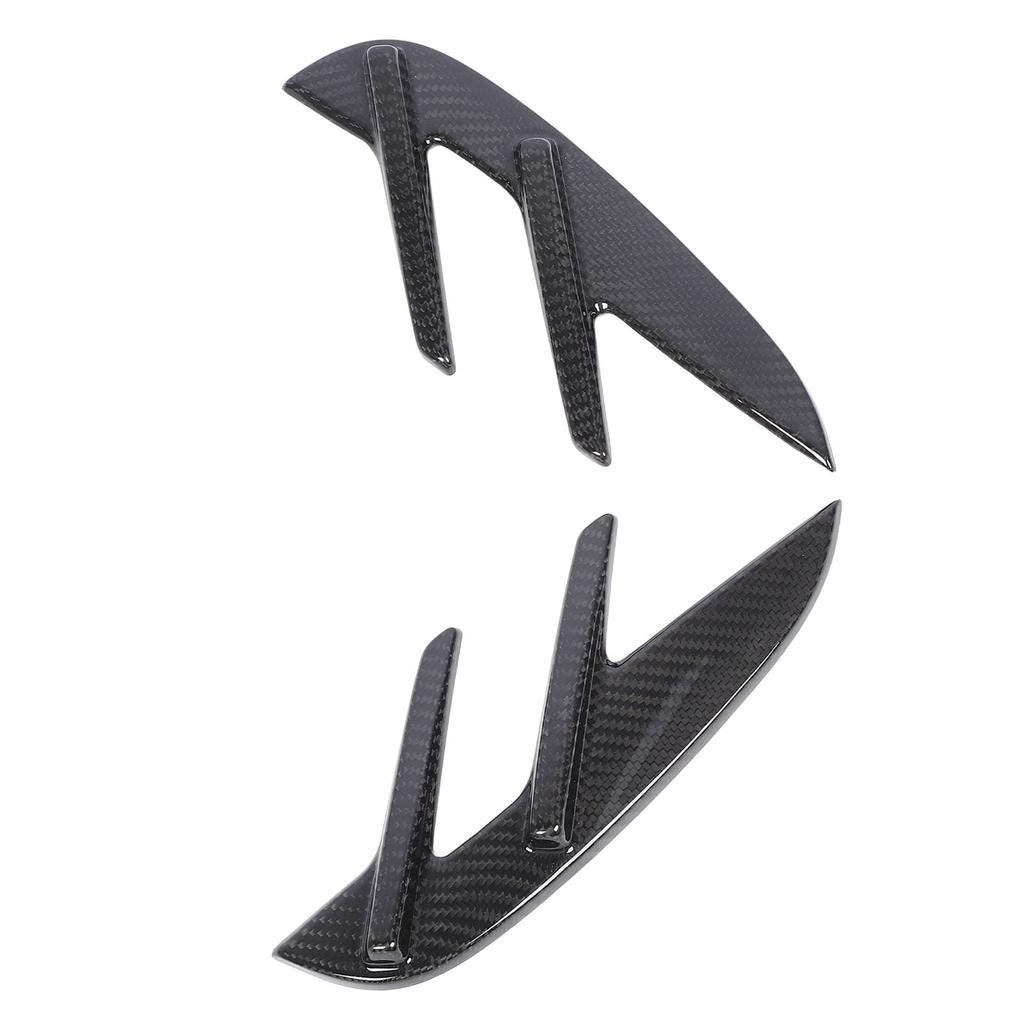 1 Pair Side Vent Trim Carbon Fiber Sporty Look Side Mudguard Air Vent Cover Decoration Trim for G80 2021 and Later