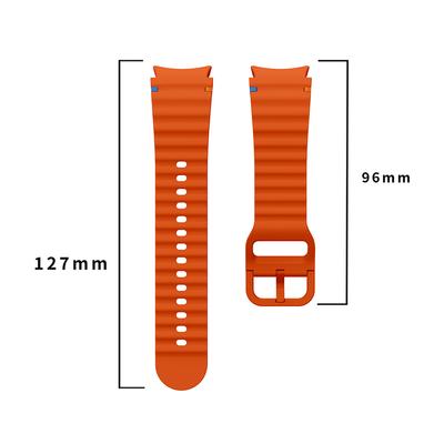 2 Pakiety Odpowiednie dla Samsung watch7/FE wave przeszywany pasek silikonowy z kolorową klamrą Odpowiedni dla paska Samsung watch6/5/4