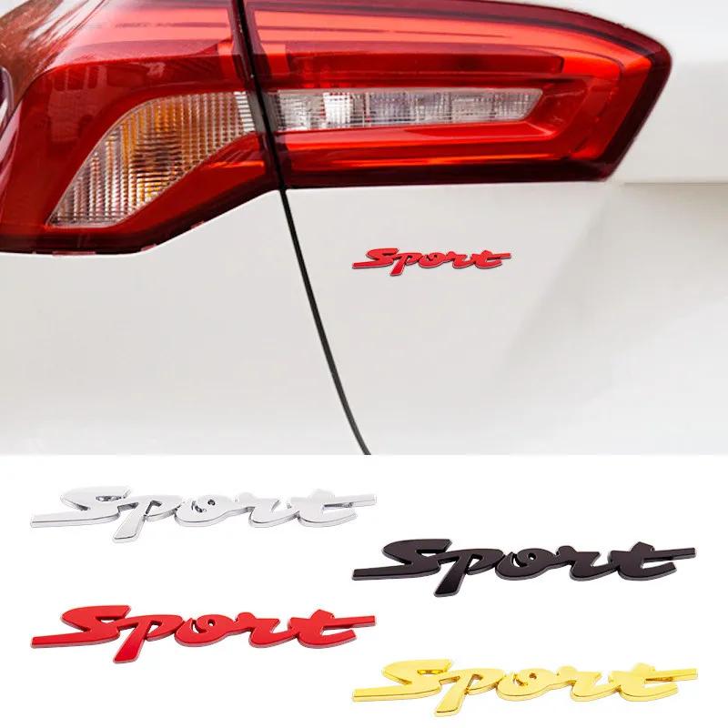 3D Metal Sport Logo Car Letters Fender Trunk Emblem Badge Decal Car Sticker