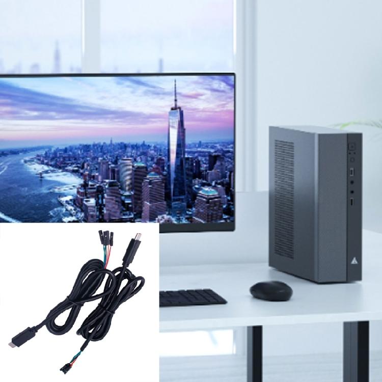 Practical USB TypeC to Phone Serial 232 Cable for Communication Needs