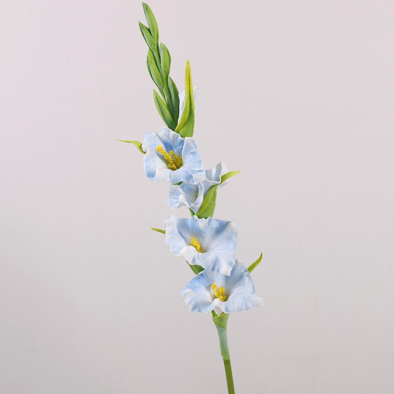 High-Quality PU Gladiolus Artificial Flower for Home & Wedding Decoration