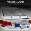 For JAC T9 2018-2026 3-Section ABS Rear Trunk Spoiler 115-125cm Adjustable Sports Decor Top Wing Car Exterior Parts