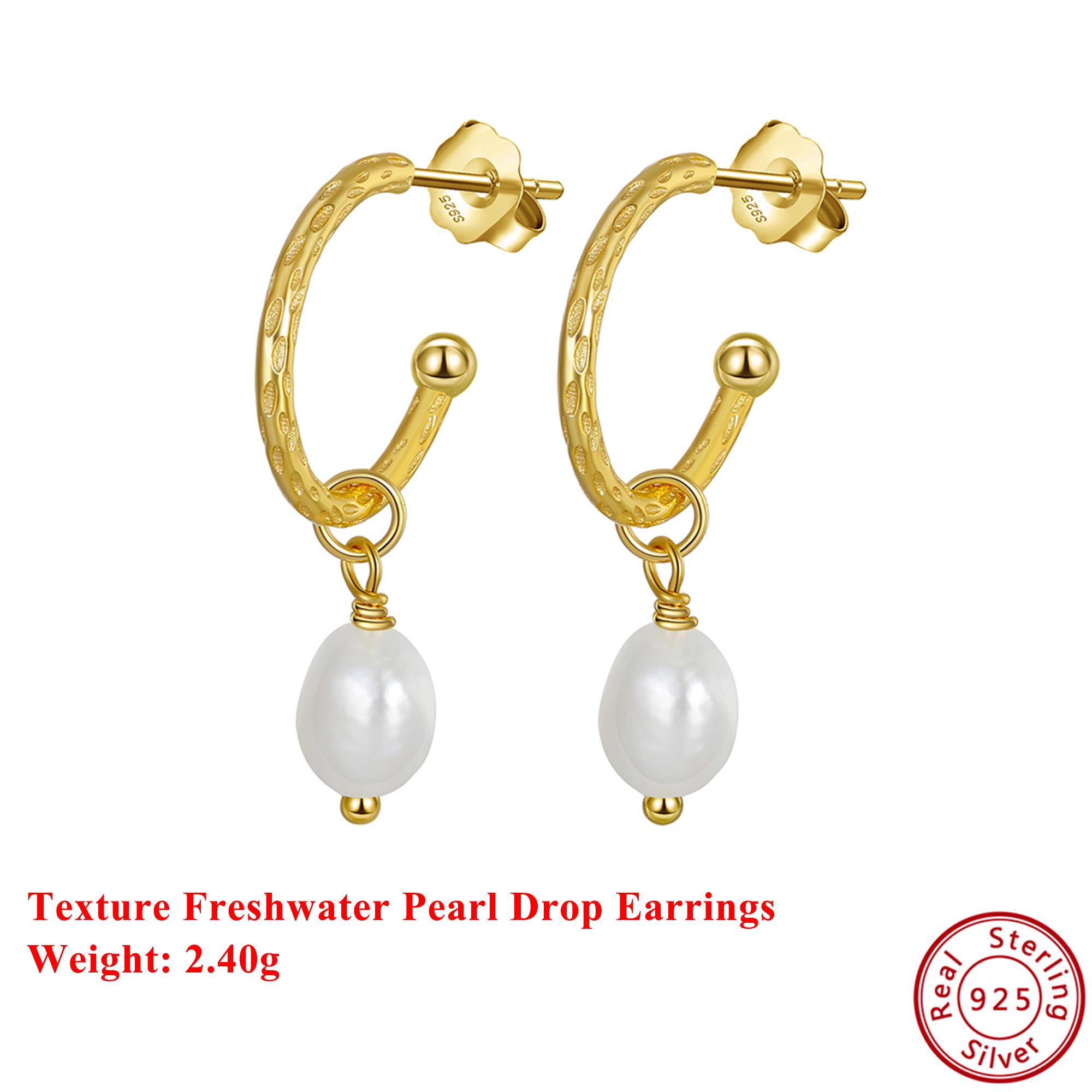 

Effie Queen Handpicked AAA+ Quality Natural Pearl Earrings Dangle 925 Sterling Silver Popular Banquet Party Jewelry Gift GPE16