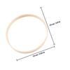 8Pcs Bamboo Craft Hoops for DIY Wreath and Dream Catcher Lightweight Rings for Handmade Decorations with Silk Cotton