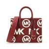 New MICHAEL KORS Mirella Leather Tote Bag, Shopping Bag, Handbag, Shoulder Bag, Crossbody Bag Small Women's Burgundy 35F3G7ZC5L-686